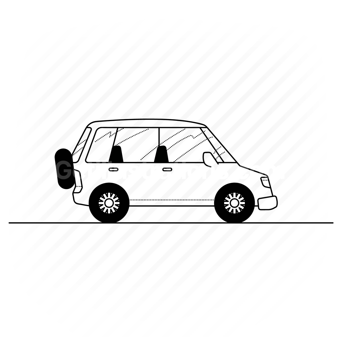 van, car, truck, vehicle, transport, off road, 4x4
